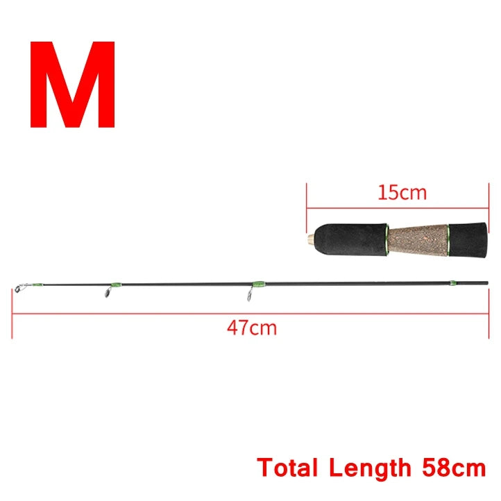Ice fishing rod M MH H Winter Fishing Rods Light Weight River Carp Tackle Fishing Equipment Hard Ice Fishing Rod