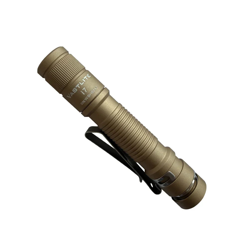 Vastlite i7 Compact EDC Flashlight 545 Lumens Torch Light Mini Black Pen Flashlights