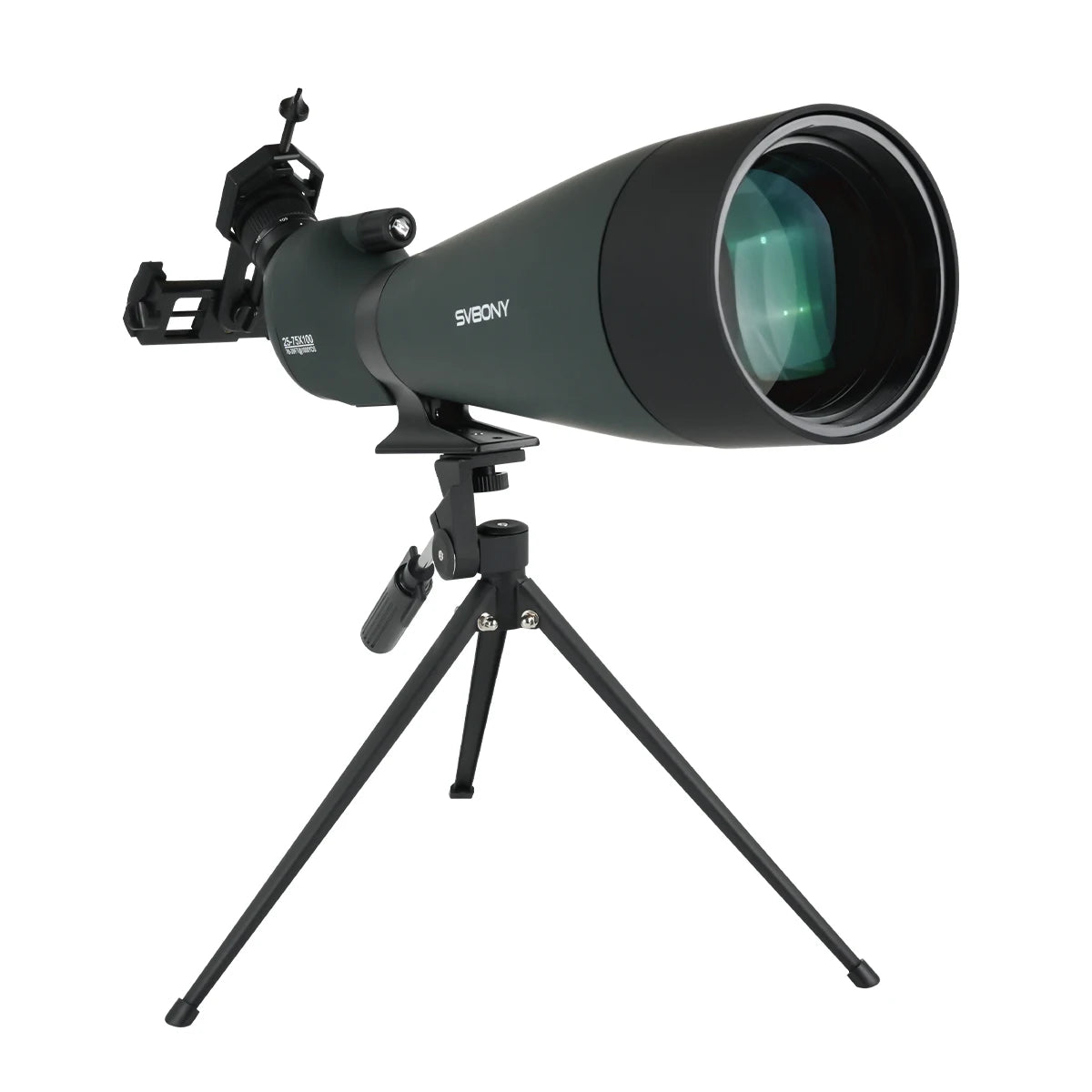 Svbony SV28A Spotting Scopes 25-75x100/20-60x80 FMC Perfect for Beginners in Archery, for Wildlife Watching, Outdoor Adventure