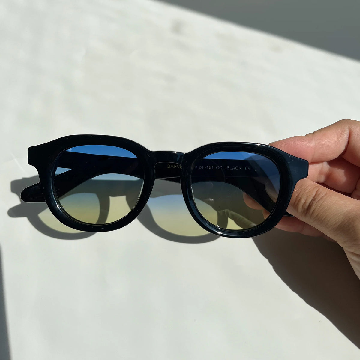 Lemtosh DAHVEN Vintage Sunglasses Women Eyewear Acetate Vintage Oval Sunglasses Polarized Men's Sunglasses Dropshipping