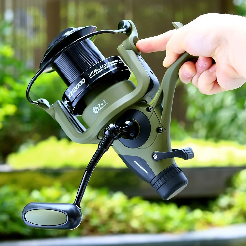 BAKAWA Fishing Reel Wheel Carp Fishing 7+1 Stainless Steel Series Big Fishing Accessories 12000 10000 8000 6000 Fishing Goods