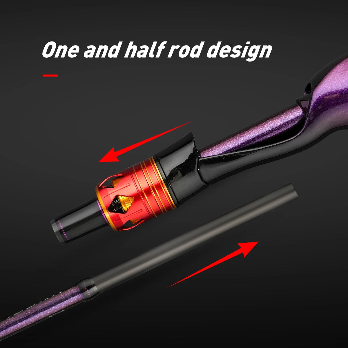 Deep water light weight 1.65m MH XH Johncoo fishing rod with titanium tip Cuttlefish Fishing rod Boat rod