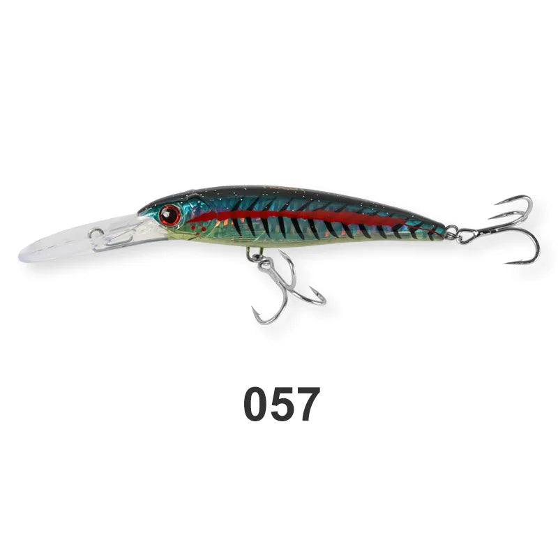 Noeby Trolling Minnow Fishing Lures 12cm 32g 14cm 52g 16cm 73g Floating Sinking Hard Bait for Big Game Saltwater Fishing Lure