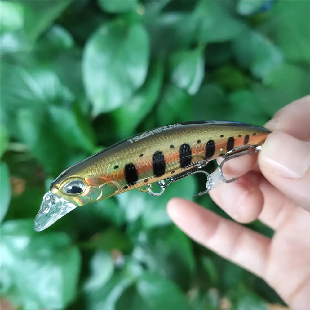 TSURINOYA 12pcs 60mm 6.1g Sinking Minnow DW67 New Fishing Lures Artificial Hard Lure Pencil Wobbler Crankbait Bass Pike Baits