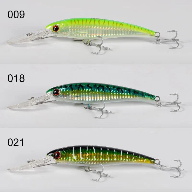 NOEBY 120mm Floating 140mm 160mm Slow Sinking Minnow Fishing Lures Artificial Bait Trolling Wobblers Sea Winter Fishing Lure