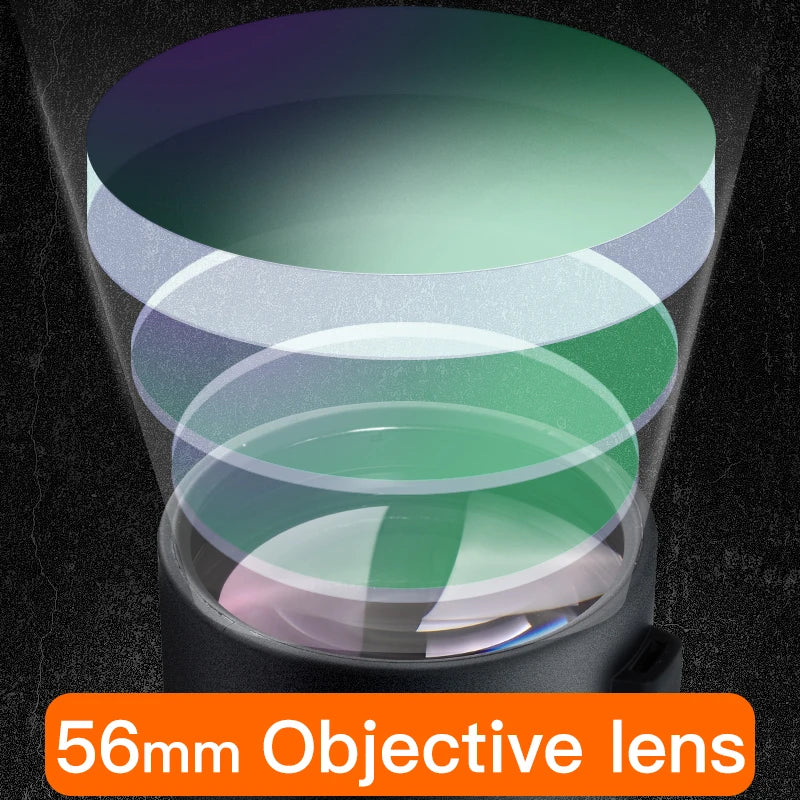 SAGA-High Power Binoculars, Telescope, Ultimate ED Lens for Tourism, Camping, Hunting, Bird Watching, Outdoor Tool, 8X 10X 12X56