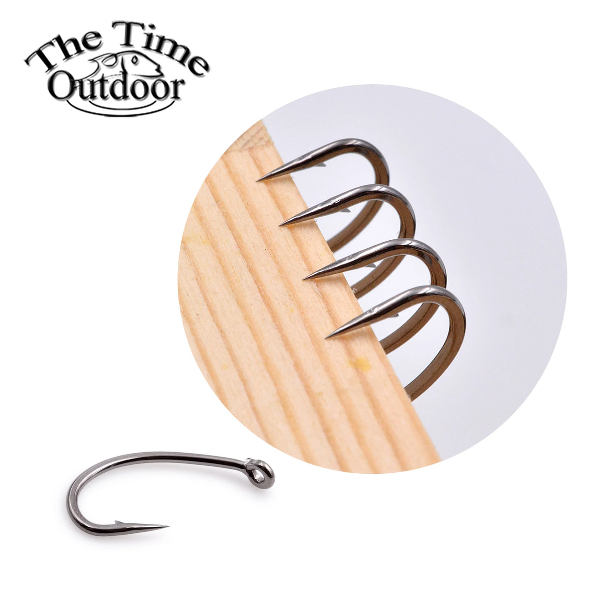 100pcs High Carbon Steel Carp Fishing Hook Fishhooks Durable Pesca Jig Head Fly Fishing Hooks with Hole Carp Fishing Tackle