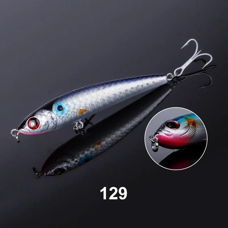 Noeby Sinking Pencil Fishing Lure 14cm70g 16cm98g 18cm145g Stickbait Wobblers Artificial Hard Baits for Sea Tuna Fishing Lures