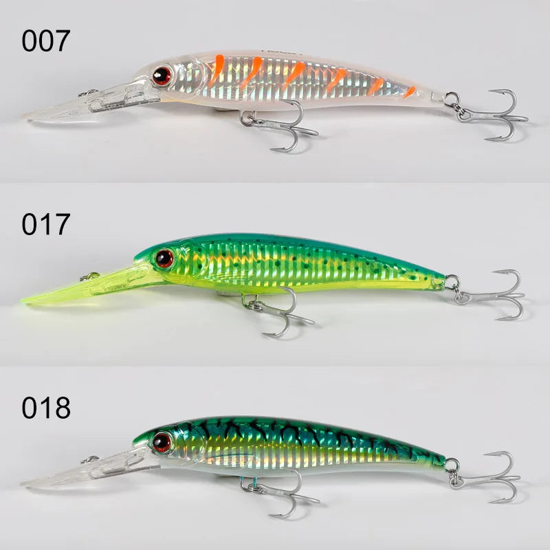 NOEBY 120mm Floating 140mm 160mm Slow Sinking Minnow Fishing Lures Artificial Bait Trolling Wobblers Sea Winter Fishing Lure
