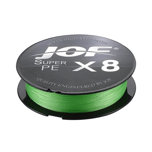 JOF X8 150M 300M 500M Braided Fishing Line 8 Strands MultiColor Multifilament Saltwater PE Line15 20 30 40 60 80 100LB
