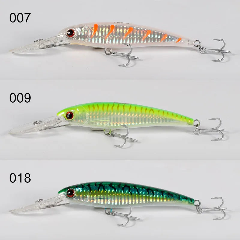 NOEBY 120mm Floating 140mm 160mm Slow Sinking Minnow Fishing Lures Artificial Bait Trolling Wobblers Sea Winter Fishing Lure