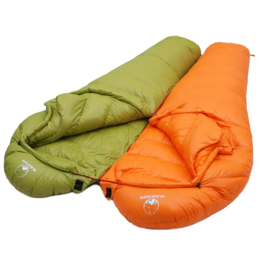Winter Ultralight Thermal Adult Mummy 95% White Goose Down Sleeping Bag Sack W/ Compression Pack For Backpacking Camping Hiking