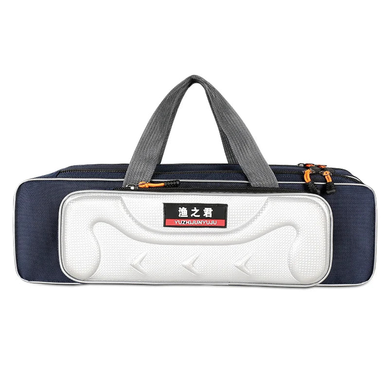 Steel Wire Edge Small Fishing Bag Multi-Purpose Canvas Material Waterproof Durable Fishing Rod Bag Fishing Tackle Bag XA162G