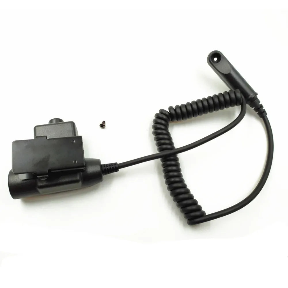 Tactical U94 PTT Headset Accessory PTT For COMTAC MSA EARMOR TCA TRI Headphones for BAOFENG  UV-XR A58 UV9R UV-9R Plus Radio