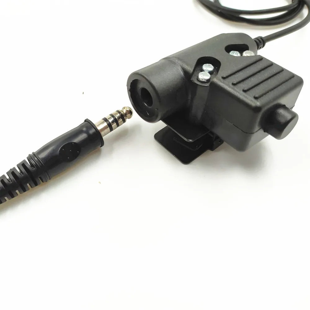 Tactical U94 PTT Headset Accessory PTT For COMTAC MSA EARMOR TCA TRI Headphones for BAOFENG  UV-XR A58 UV9R UV-9R Plus Radio