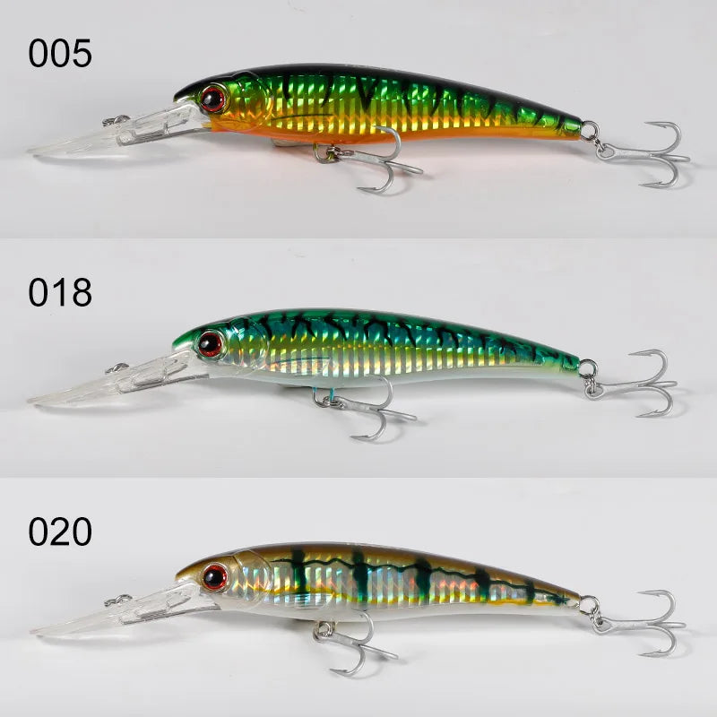 NOEBY 120mm Floating 140mm 160mm Slow Sinking Minnow Fishing Lures Artificial Bait Trolling Wobblers Sea Winter Fishing Lure