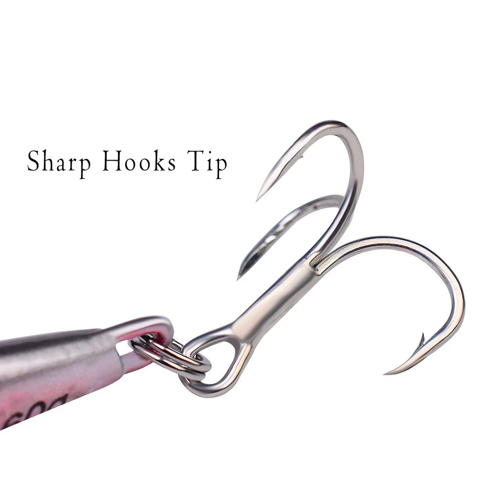 8 Pcs/lot New Jigging Lure Set Fishing Lures Metal Spinner Spoon Fish Bait Jigs Japan Fishing Tackle Pesca Bass Tuna Trout