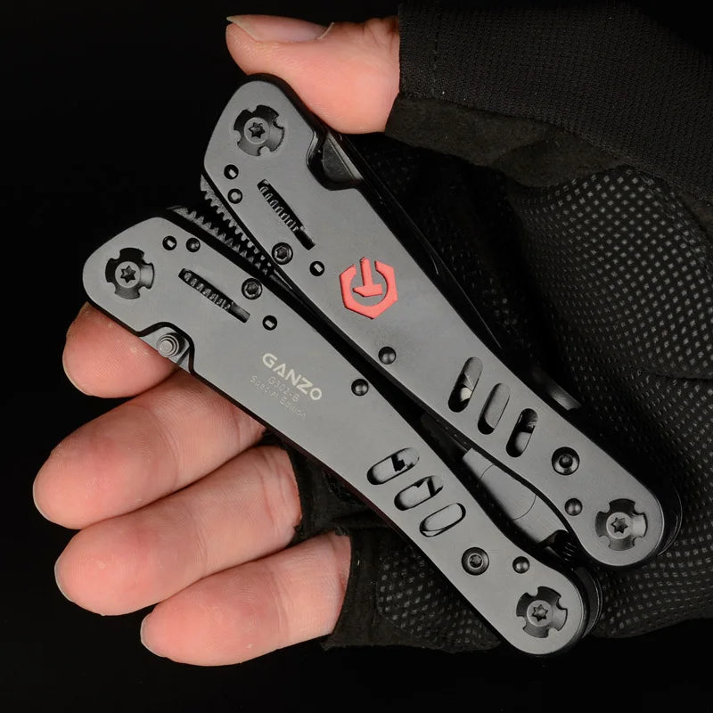 Ganzo G302B G302H Multi Tool Knife Plier EDC Tools Folding Multitool Pliers Multifunction Capming Fishing Survival Knives Bits