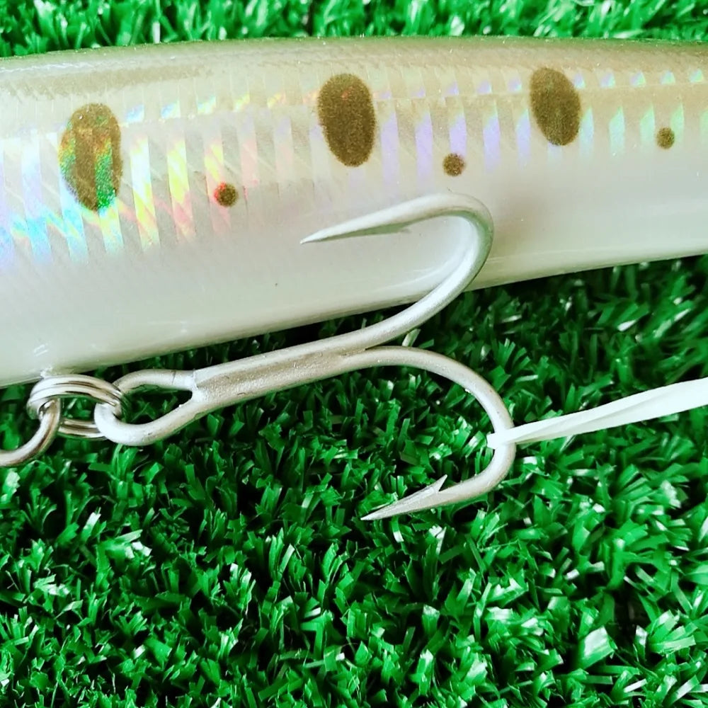 Noeby 1pc Minnow Lure 18cm 98g 14cm 50g Sinking 7-9m Trolling Fishing Lures Artificial Bait Wobbler of Minnow Hard Lure