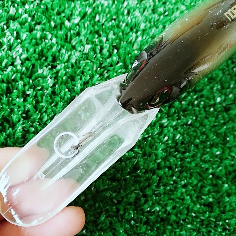 Noeby 1pc Minnow Lure 18cm 98g 14cm 50g Sinking 7-9m Trolling Fishing Lures Artificial Bait Wobbler of Minnow Hard Lure