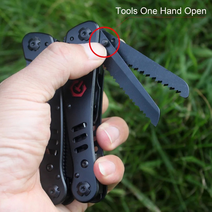 Ganzo G302B G302H Multi Tool Knife Plier EDC Tools Folding Multitool Pliers Multifunction Capming Fishing Survival Knives Bits
