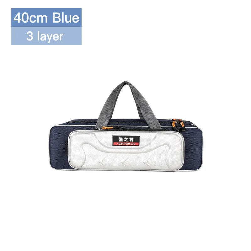 Steel Wire Edge Small Fishing Bag Multi-Purpose Canvas Material Waterproof Durable Fishing Rod Bag Fishing Tackle Bag XA162G