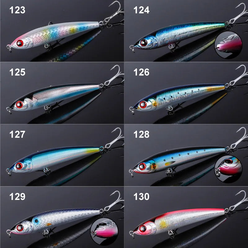 Noeby Sinking Pencil Fishing Lure 14cm70g 16cm98g 18cm145g Stickbait Wobblers Artificial Hard Baits for Sea Tuna Fishing Lures