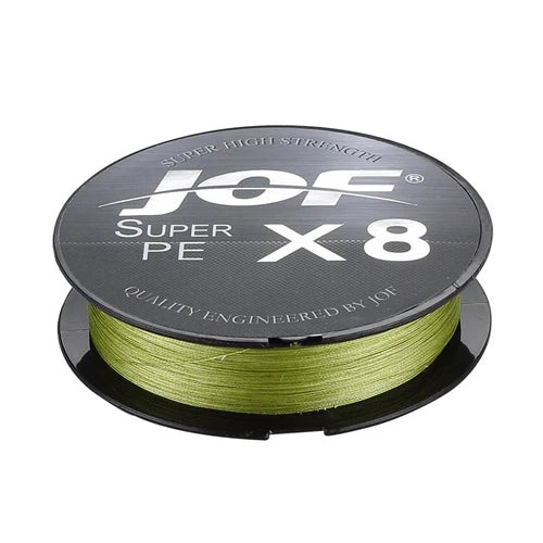 JOF X8 150M 300M 500M Braided Fishing Line 8 Strands MultiColor Multifilament Saltwater PE Line15 20 30 40 60 80 100LB