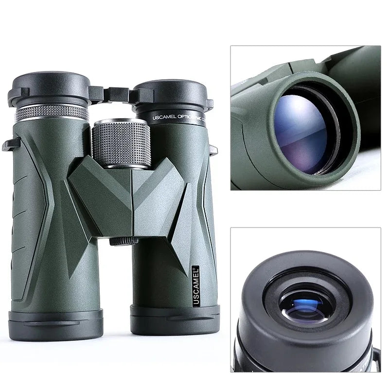Powerful Binoculars HD 8x42 10x42 Binoculars Telescope BAK7 Eyepiece Cups Waterproof Nitrogen Zoom Optics for Hunting