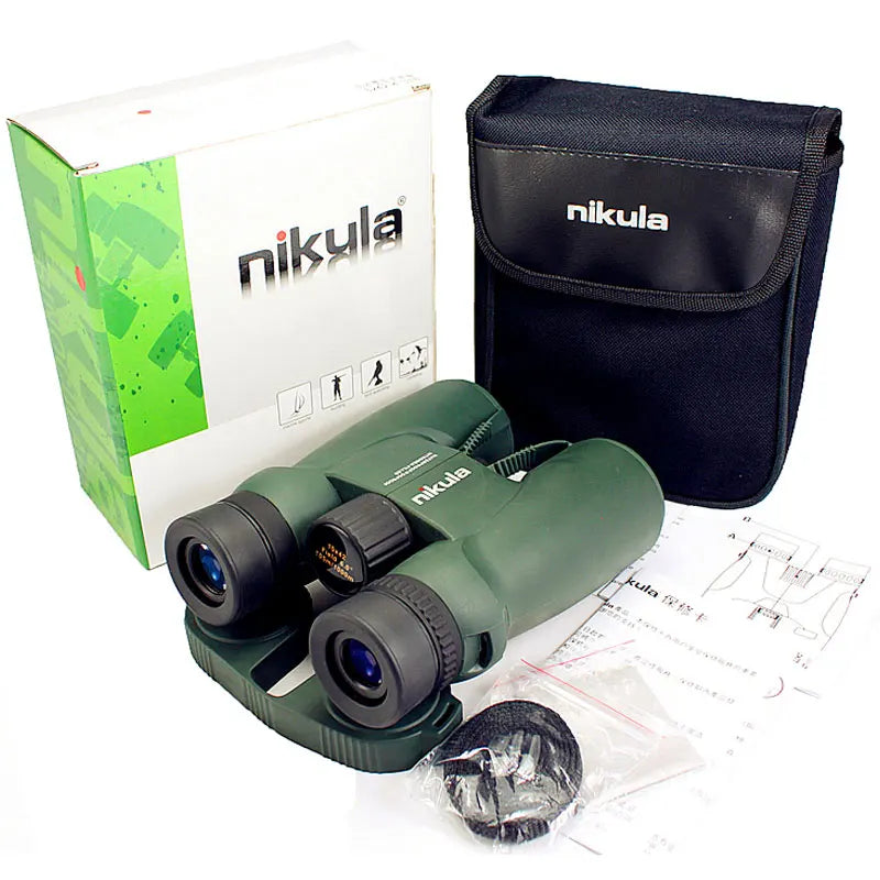 Binoculars Nikula 10x42 Lll Night Vision Binocular Telescope Waterproof Nitrogen-Filled Central Zoom Portable Bak4 High Quality
