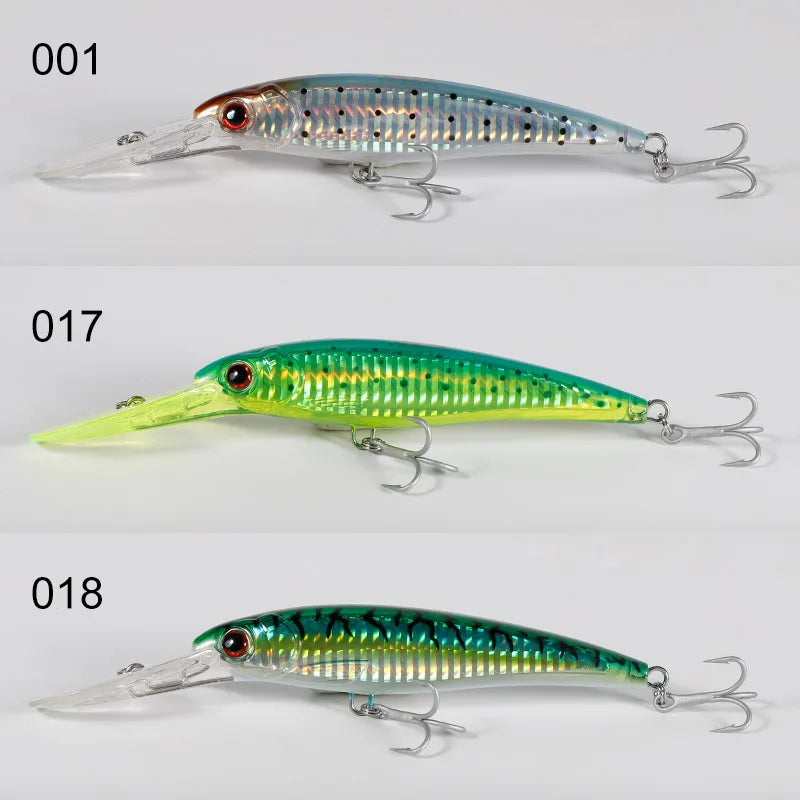 NOEBY 120mm Floating 140mm 160mm Slow Sinking Minnow Fishing Lures Artificial Bait Trolling Wobblers Sea Winter Fishing Lure