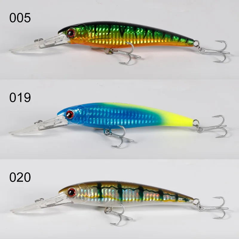 NOEBY 120mm Floating 140mm 160mm Slow Sinking Minnow Fishing Lures Artificial Bait Trolling Wobblers Sea Winter Fishing Lure
