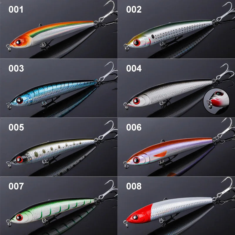 Noeby Sinking Pencil Fishing Lure 14cm70g 16cm98g 18cm145g Stickbait Wobblers Artificial Hard Baits for Sea Tuna Fishing Lures