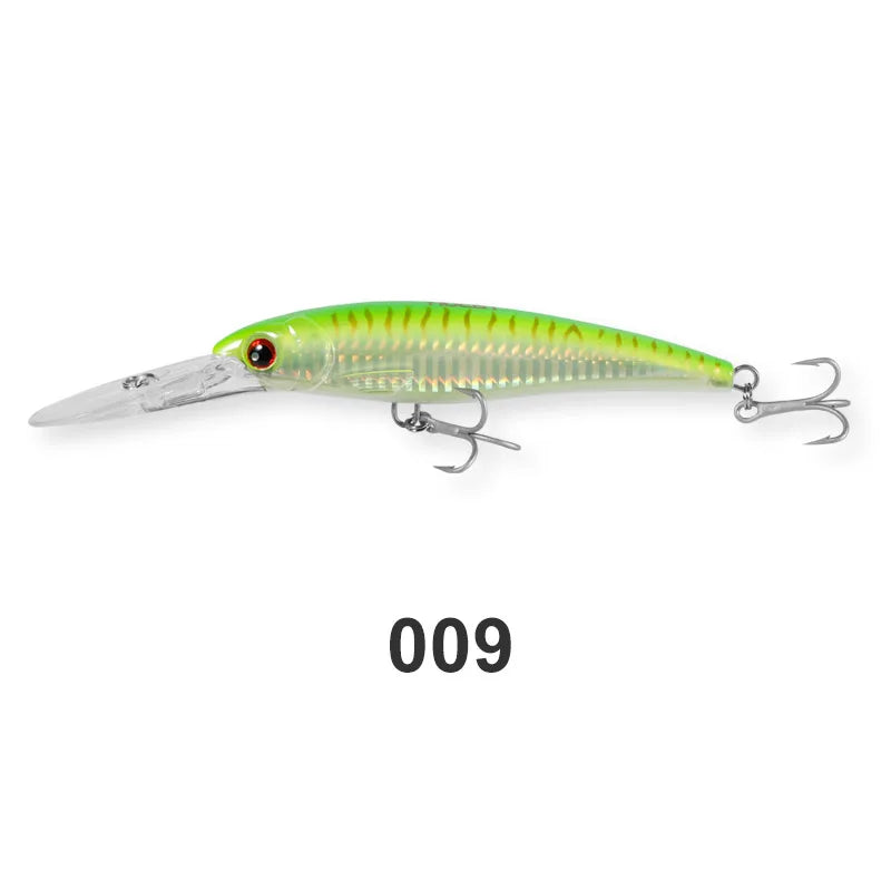 Noeby Trolling Minnow Fishing Lures 12cm 32g 14cm 52g 16cm 73g Floating Sinking Hard Bait for Big Game Saltwater Fishing Lure