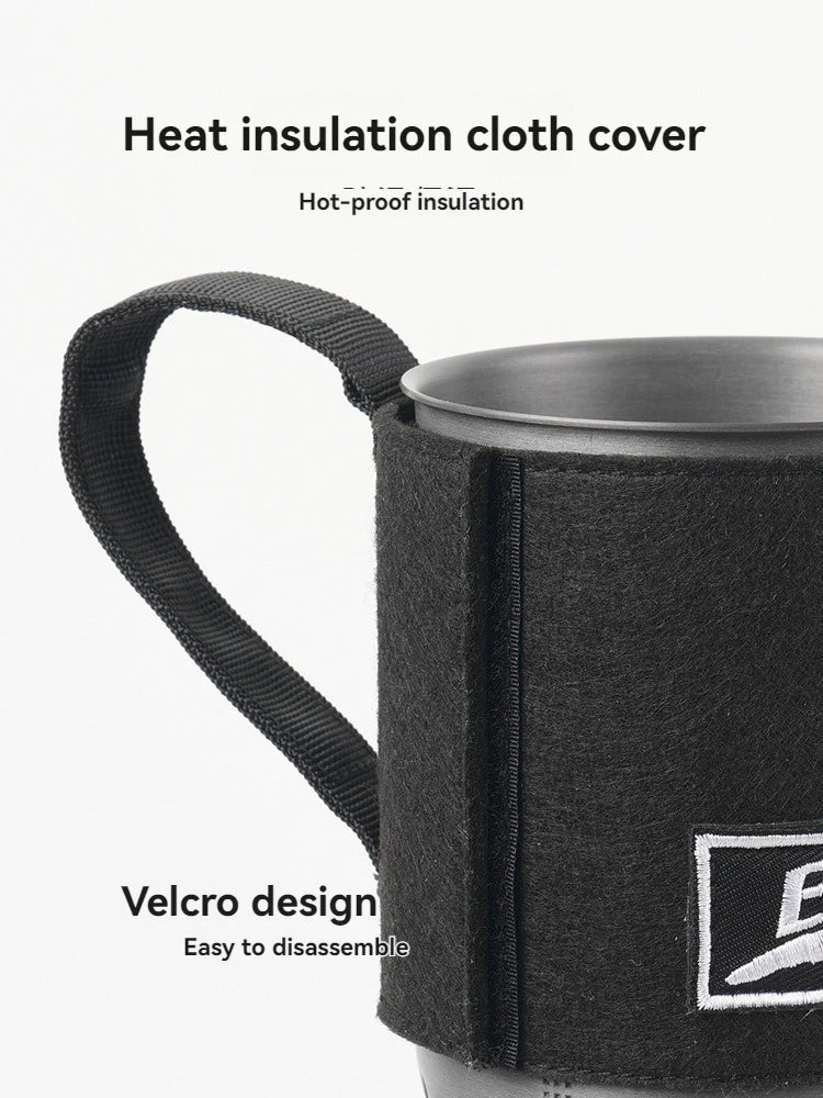 BRS 61 Jet Boil Camping Pot Stove withHeat Exchanger Portable Gas Stove QuickBurn Coffee Cup Furnace BackpackingCamp Burner