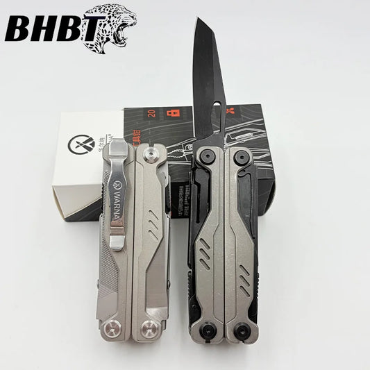 BHBT Titanium Alloy Multitool Pliers 20 In 1 EDC Outdoor Camping Survival Multi Functional Tool Pocket Multi Tool