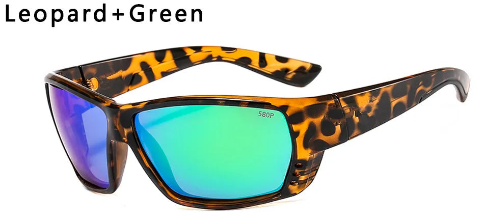 Tuna Alley Sunglasses Men Brand Design Square Sun Glasses Classic Mirror Driver Polarized Sunglasses Travel Male Sport Goggles