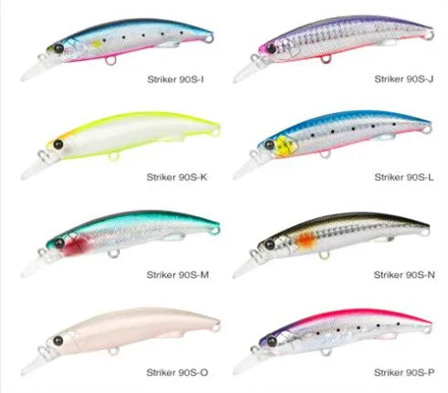 Tsurinoya 8pcs 90mm 37g Sinking Minnow Artificial Baits Long Casting Fishing Lures Goods Jerkbait Freshwater Stream Saltwater