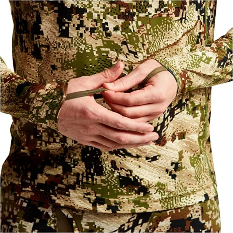 Core Lightweight Camouflage T-shirt Men Moisture Absorption Fast Drying Polyethylene Anti-bacterial Hunting