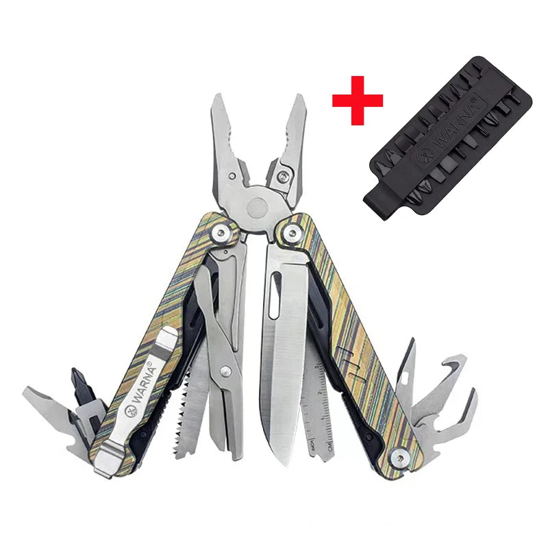 BHBT Titanium Alloy Multitool Pliers 20 In 1 EDC Outdoor Camping Survival Multi Functional Tool Pocket Multi Tool