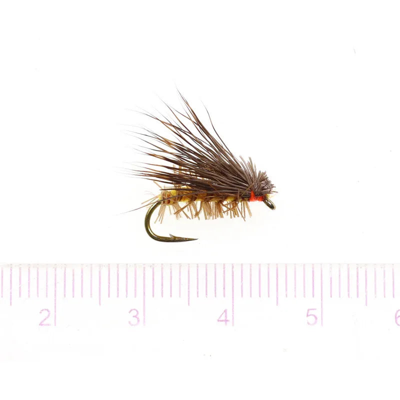 10Pcs/Lot Artificial Insect Bait Lure Deer Hair Dry Fly Fishing Lures Soft Sea Bass Trout Fishing Fly Floating Bait Accessories