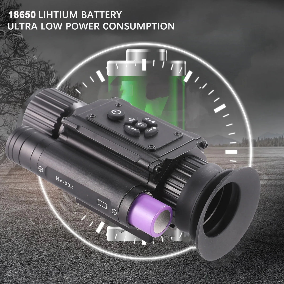 NV002 Infrared Night-Vision Monocular Riflescope Hunting Rifle Scopes Optics PCP Air Gun Sight Telescopes1080P Video Camera