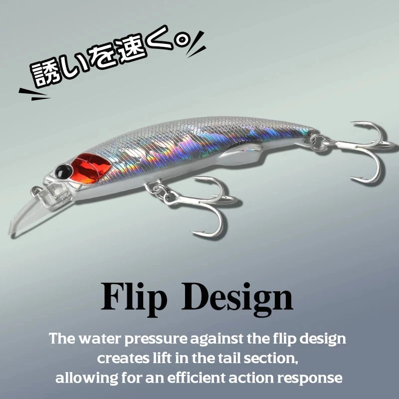 Tsurinoya 8pcs 90mm 37g Sinking Minnow Artificial Baits Long Casting Fishing Lures Goods Jerkbait Freshwater Stream Saltwater
