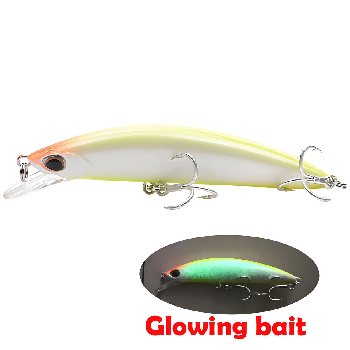 NUNATAK Long-range Throwing Baits Sea Fishing Lures Sinking Lure 3D EYES 9.5CM/30G 10.2CM/30G Hard Baits SEA BASS Fishing Baits