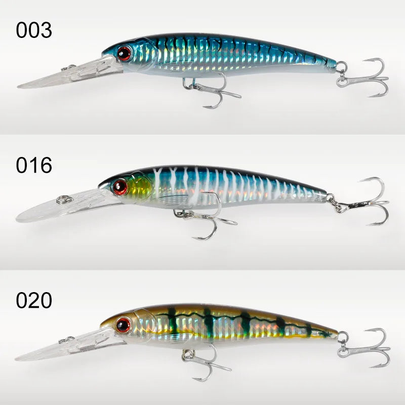 NOEBY 120mm Floating 140mm 160mm Slow Sinking Minnow Fishing Lures Artificial Bait Trolling Wobblers Sea Winter Fishing Lure