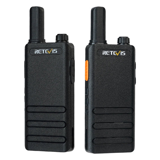 Retevis RT622P (B63) New Version of RT22 15mm Ultra-thin Mini Walkie-talkie PMR446 Profesional 2 Way Radio Type-C VOX for Family