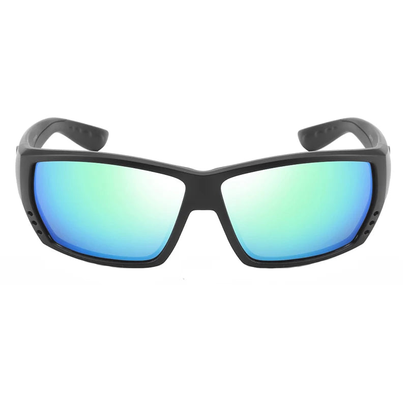Tuna Alley Sunglasses Men Brand Design Square Sun Glasses Classic Mirror Driver Polarized Sunglasses Travel Male Sport Goggles