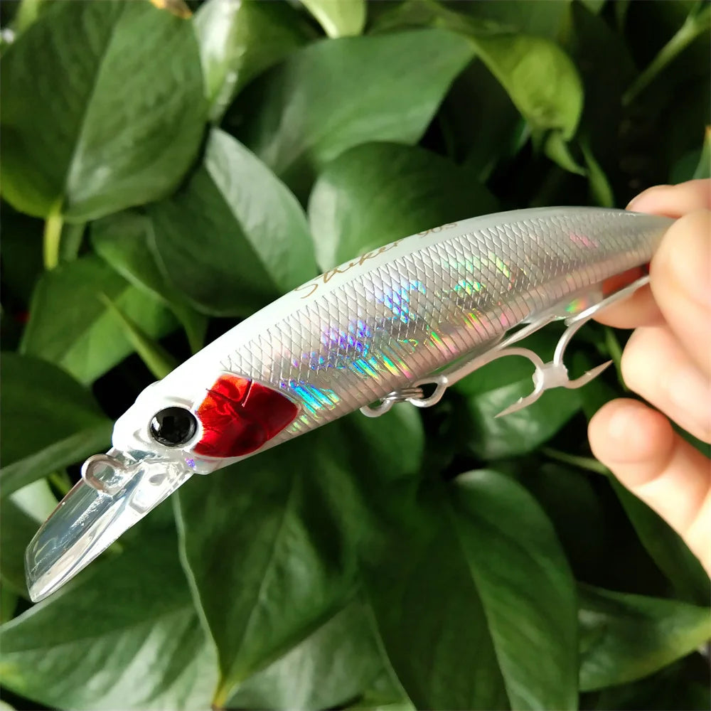 Tsurinoya 8pcs 90mm 37g Sinking Minnow Artificial Baits Long Casting Fishing Lures Goods Jerkbait Freshwater Stream Saltwater