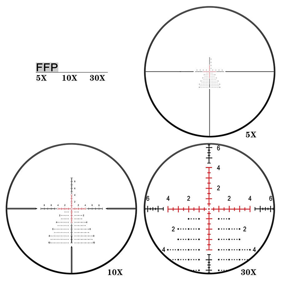 Discovery HD GEN-II 5-30X56SFIR FFP Tactical Riflescope HD Illumination Sight First Focal Plane Shooting Scopes With 34mm Tube