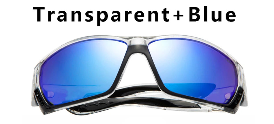 Tuna Alley Sunglasses Men Brand Design Square Sun Glasses Classic Mirror Driver Polarized Sunglasses Travel Male Sport Goggles